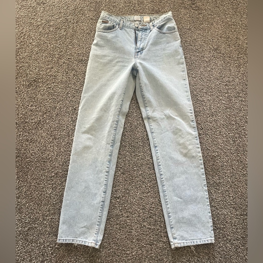 Straight leg jeans